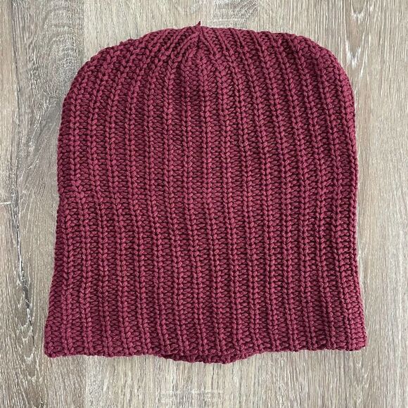 Love Your Melon Burgundy Red Beanie Hat - Picture 2 of 3